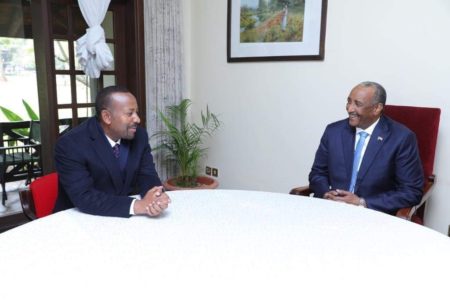 Gen. Al-Burhan and PM Abiy, promise to Calm Tensions and peacefully resolve outstanding disputes,