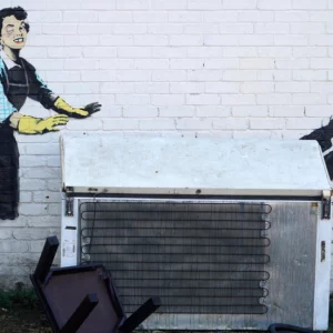 UK council unamused as Banksy unveils Valentine’s Day mural