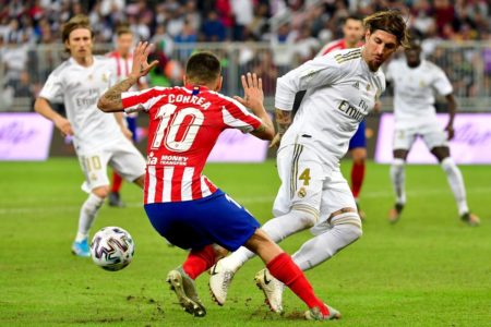 Madrid’s teen striker Rodriguez rescues derby draw against Atletico