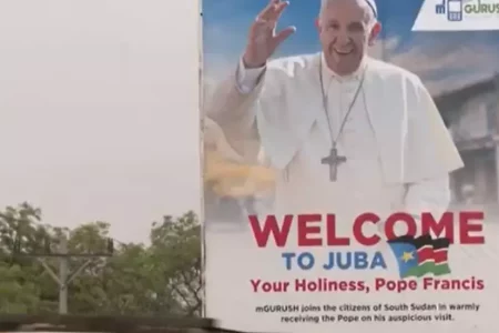 Pope lands in South Sudan to urge peace as fighting kills 27