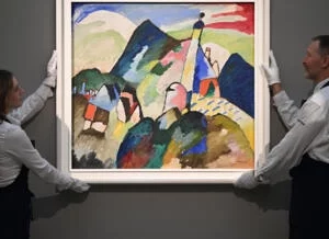 Kandinsky oil work among masterpieces at London auction