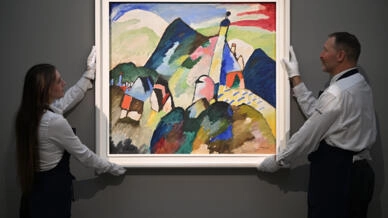 Kandinsky oil work among masterpieces at London auction