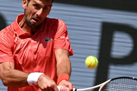 Djokovic battles into French Open second round, Alcaraz through