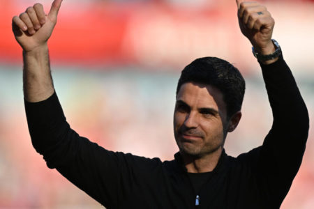 Arteta wants stronger Arsenal squad to challenge Man City