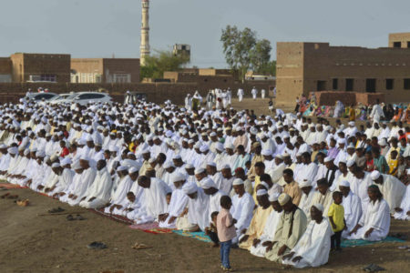 Gunfire shatters Eid prayer for peace by fed-up Sudanese