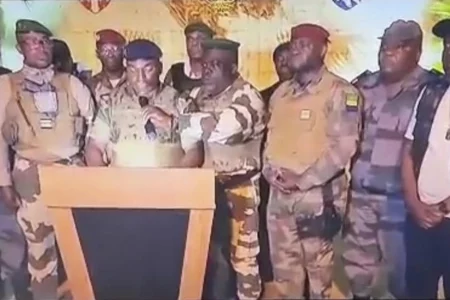 Army officers say toppled Gabon govt