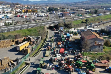 Tractors converge on Rome as farmers protest across Europe