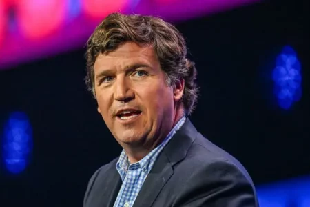 Tucker Carlson leaves Kremlin after ‘intense’ hour interview with Vladimir Putin