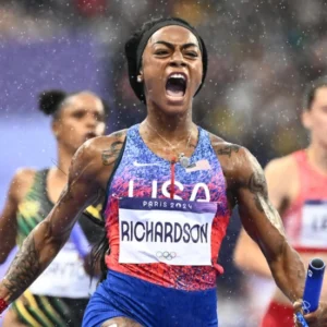 Richardson rescues US relay, Thiam wins third consecutive heptathlon gold