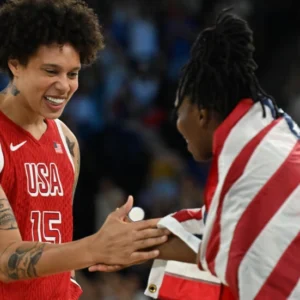 Griner overcome with emotion after gaining Olympic gold