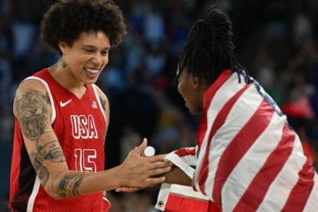 Griner overcome with emotion after gaining Olympic gold