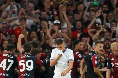 Champions Inter held at Genoa after late penalty drama