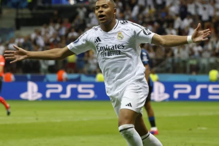 Mbappe strikes on debut as Madrid beat Atalanta in UEFA Super Cup