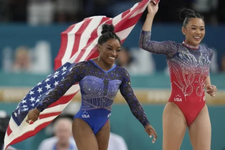 Simone Biles reclaims gymnastics all-around crown for sixth Olympic gold