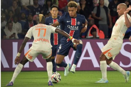 Barcola scores twice as ‘perfect’ PSG hit six past Montpellier