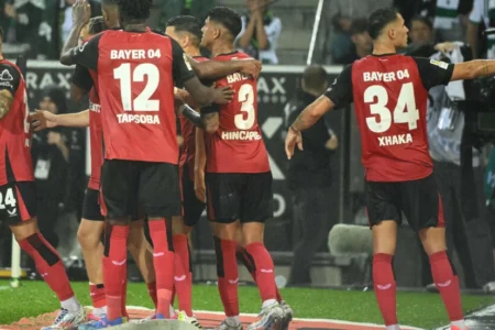 ‘Pure mentality’: German champions Leverkusen start season with last-gasp win