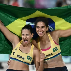 Brazil wrestle to women’s gold in Olympic beach volleyball