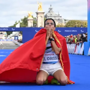 Morocco’s El Idrissi wraps up Paris Paralympics with marathon world record