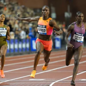 Alfred scorches past Richardson to Diamond League 100m finals win