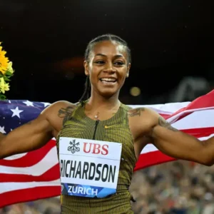 Richardson edges Alfred in Zurich 100m to avenge Olympic result