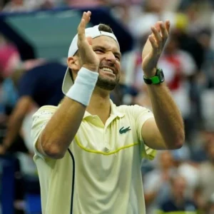 Dimitrov back in US Open last-eight after five years