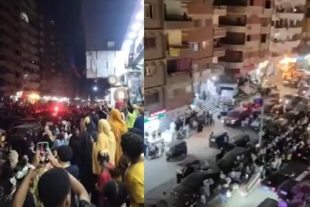 Sudanese marches in Egypt celebrating army victories in Khartoum – “Video”