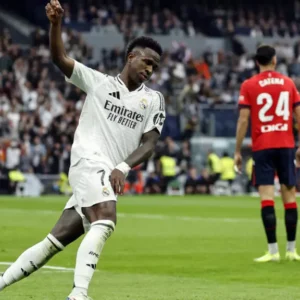 Vinicius treble as Real Madrid crush Osasuna, Villarreal rise