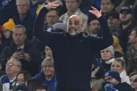 Guardiola suffers four successive defeats for first time as Brighton rock Man City