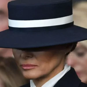 Melania Trump brings steely fashion game back to Washington