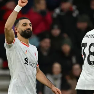 Salah takes Liverpool nine clear, Forest hit Brighton for seven