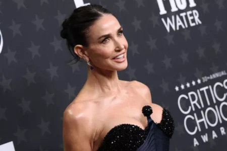 Demi Moore wins at Critics Choice with disgraced rival Gascon absent